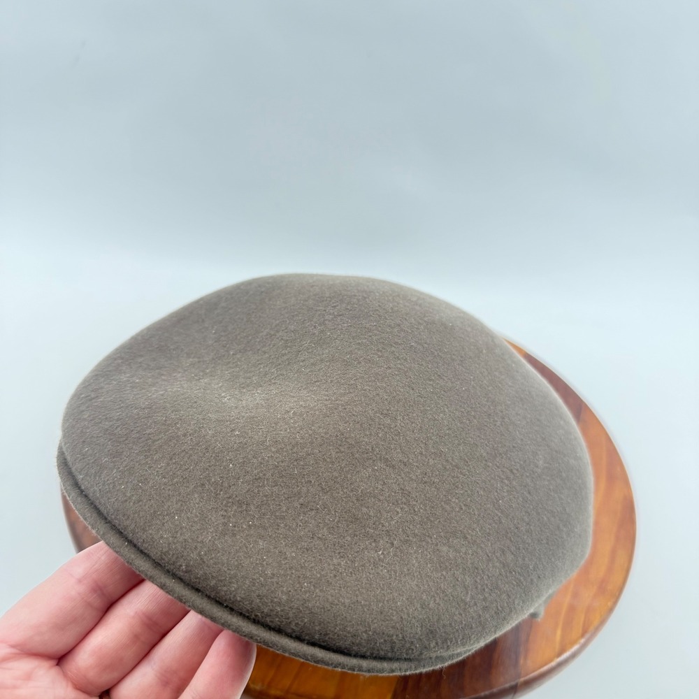 Vintage Pendleton Flat Cap Mens Large Brown 100% Virgin Wool Newsboy Ivy Hat - Picture 4 of 10